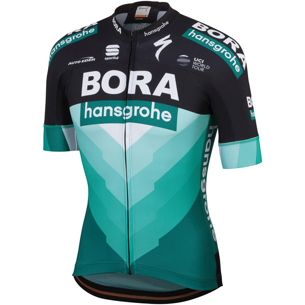 Sportful BODYFIT TEAM dres Bora-hansgrohe čierny/Bora zelený