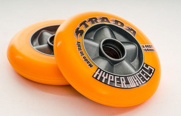 Koliesko Hyper Strada X-Fast 104mm oranžové
