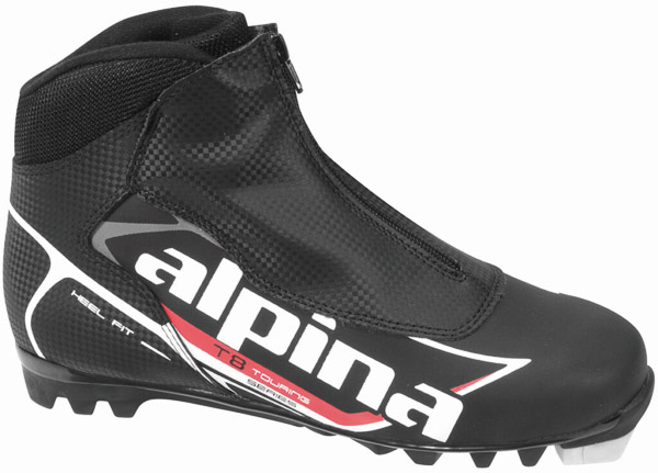 Alpina Topánky na bežky T5 čierno/červené/biele