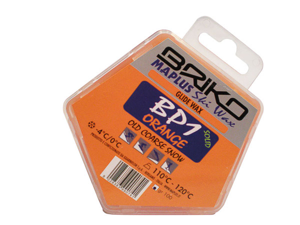 Briko Maplus vosk parafín BP1 ORANGE 100g -4...0 C