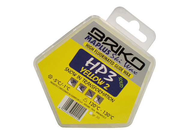 Briko Maplus vysokofluórový vosk HP3 YELLOW 2 50 g -5...-1°C