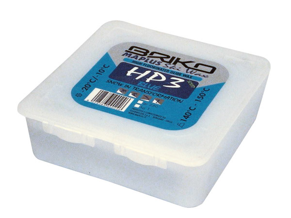 Briko Maplus vysokofluórový vosk HP3 BLUE M 250 g -20...-10°C