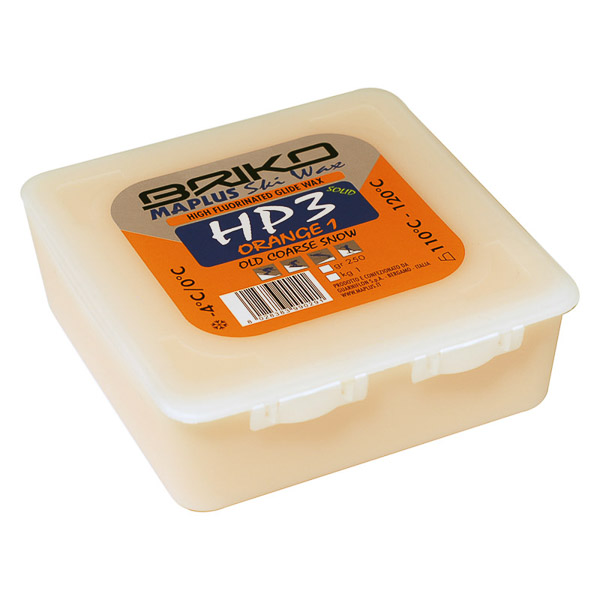 Briko Maplus vysokofluórový vosk HP3 ORANGE 1 250 g -4...0°C