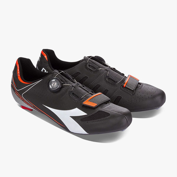 Diadora Vortex Racer 2 cestné tretry čierne/biele/červené