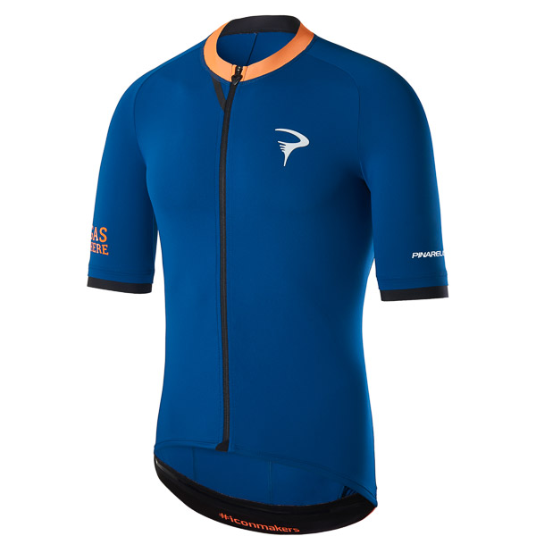 Pinarello ELITE dres T-writing  modrý/žltý