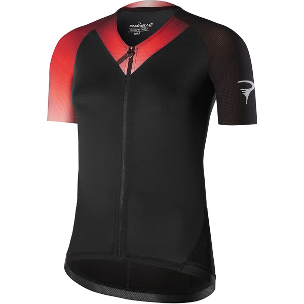 Pinarello PRO dámsky dres Think Asymmetric čierny/červený
