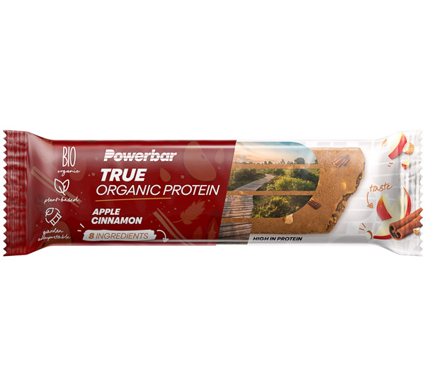 PowerBar True Organic Protein tyčinka 45g Jablko Škorica