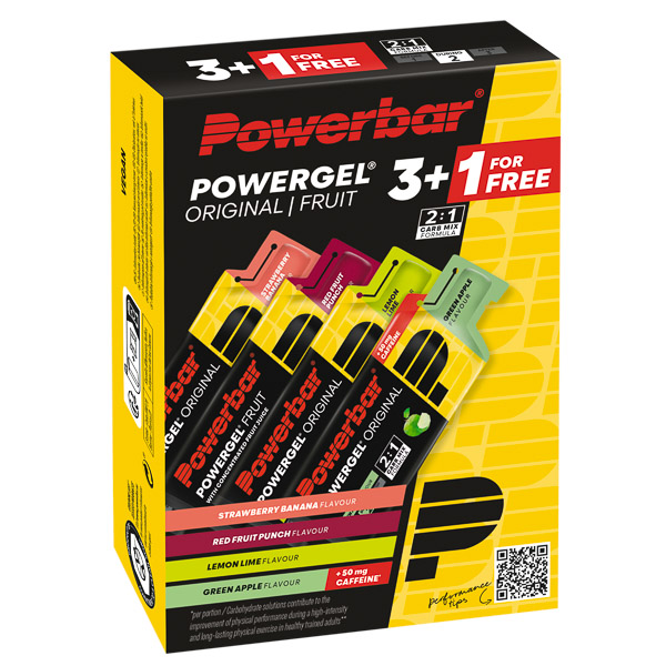 PowerBar PowerGel 41g Mix príchutí 3+1 zdarma