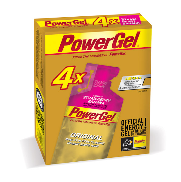 PowerBar PowerGel 41g Jahoda/Banán 3+1 zdarma