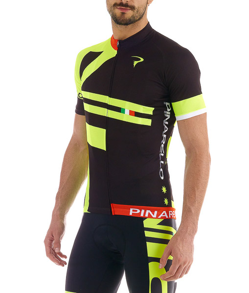 Pinarello Classic pánsky cyklodres, žlto-čierny