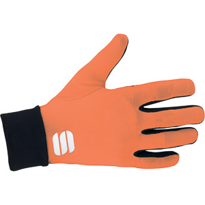 Sportful Lycra race rukavice čierne/oranžové