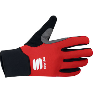 Sportful Kids Softshell Glove Black/Red