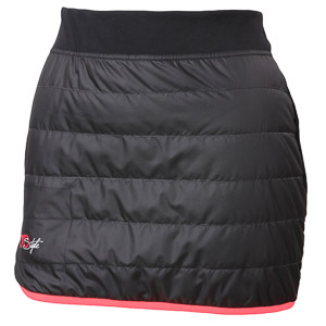 Sportful Rythmo Skirt Black/Coral Fluo