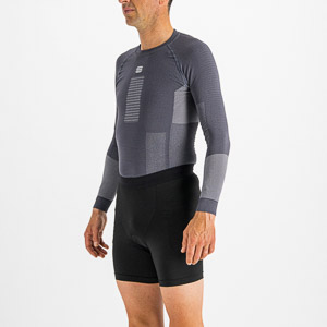 SPORTFUL XCOUNTRY 2ND SKIN LS JERSEY DARK GREY SILVER