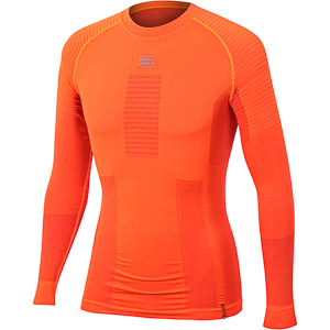 Sportful 2nd SKIN tričko s dlhým rukávom oranžové