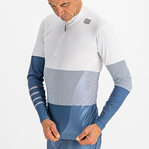 SPORTFUL XCOUNTRY SQUADRA RACE JERSEY BRIGHT WHITE BLUE SEA