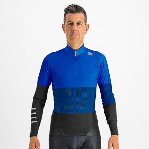 SPORTFUL XCOUNTRY SQUADRA RACE JERSEY BLUE CERAMIC BLACK