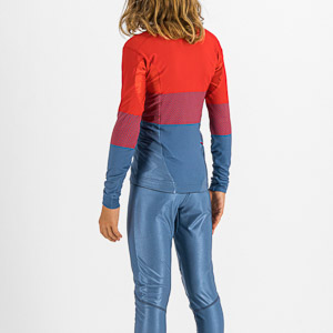 SPORTFUL XCOUNTRY SQUADRA JUNIOR TOP RED BLUE SEA