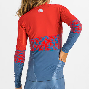 SPORTFUL XCOUNTRY SQUADRA JUNIOR TOP RED BLUE SEA