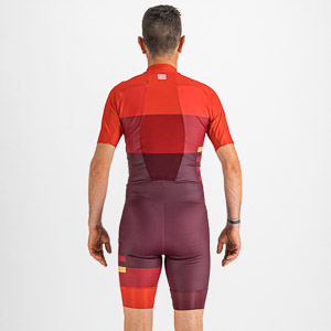 SPORTFUL XCOUNTRY CARDIO SKIROLL SUIT RED WINE/RED