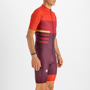 SPORTFUL XCOUNTRY CARDIO SKIROLL SUIT RED WINE/RED