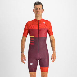 SPORTFUL XCOUNTRY CARDIO SKIROLL SUIT RED WINE/RED