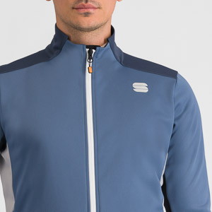 SPORTFUL XCOUNTRY SQUADRA JACKET NATURAL GRAY/GALAXT BLUE