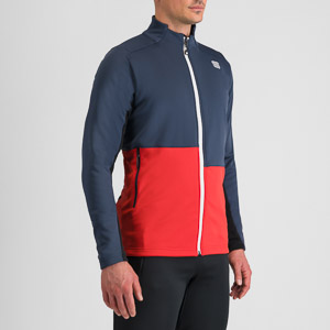SPORTFUL XCOUNTRY ENGADIN JACKET GALAXY BLUE/TANGO RED