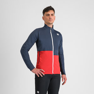 SPORTFUL XCOUNTRY ENGADIN JACKET GALAXY BLUE/TANGO RED