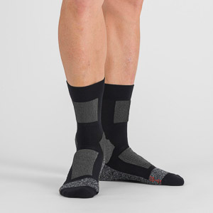 SPORTFUL XCOUNTRY WARM WOOL SOCKS BLACK/DARK GRAY