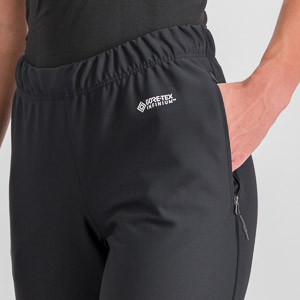 Sportful SQUADRA dámske nohavice s krátkym zipsom čierna