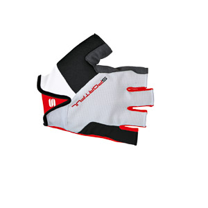 Sportful Trofeo Rukavice biele/červené/čierne