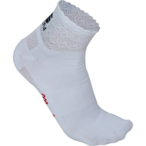 Sportful Dámske športové ponožky 3cm biele