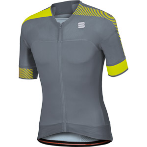 Sportful Bodyfit Pro Evo cyklodres sivý/fluo žltý