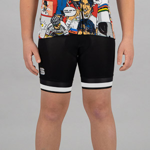 Sportful Tour 2.0 Kid Bib Shorts Black/White