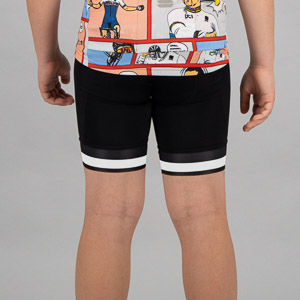 Sportful Tour 2.0 Kid Bib Shorts Black/White