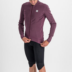 SPORTFUL CYCLING MONOCROM THERMAL JERSEY MAUVE