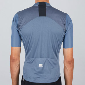 SPORTFUL CYCLING STRIKE SHORT SLEEVE JERSEY BLUE SEA BLACK