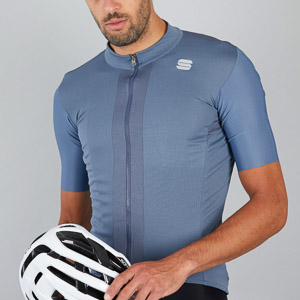 SPORTFUL CYCLING STRIKE SHORT SLEEVE JERSEY BLUE SEA BLACK