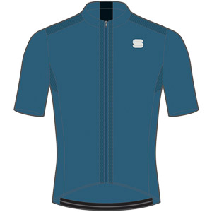 SPORTFUL CYCLING STRIKE SHORT SLEEVE JERSEY BLUE SEA BLACK