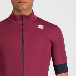 Sportful Fiandre Light NoRain bunda s kr. rukávom  vínovočervená