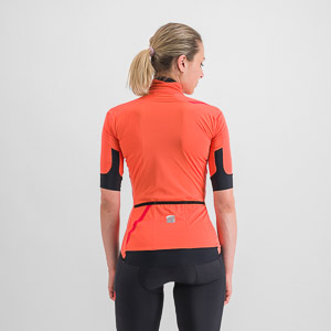 Sportful Fiandre Light Norain Bunda s kr. rukávom červená