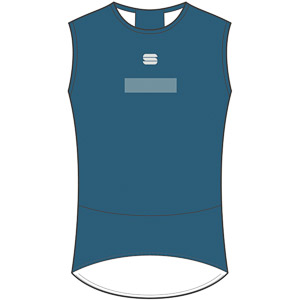 Sportful Pro Baselayer tričko bez rukávov  tmavomodré/cementové