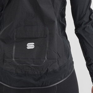 Sportful Hot Pack No Rain dámska cyklo bunda čierna