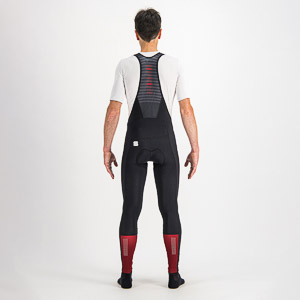 Sportful Classic nohavice s trakmi čierne/tmavočervené