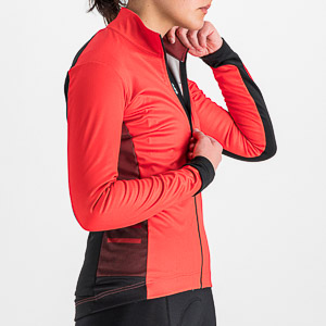 Sportful NEO SOFTSHELL dámska bunda červený grepfruit