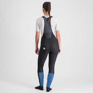 Sportful CLASSIC dámske nohavice s trakmi black blue denim