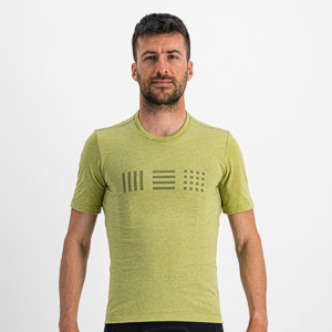 Sportful Giara Cyklistické tričko žltozelené