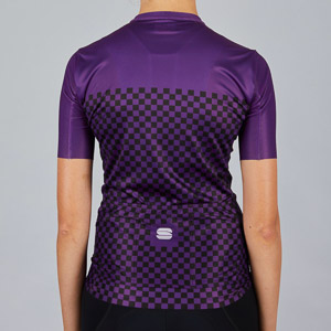 Sportful Checkmate dámsky dres fialový