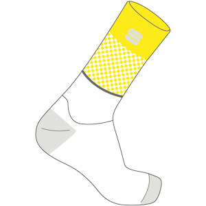 Sportful Light ponožky žlté fluo